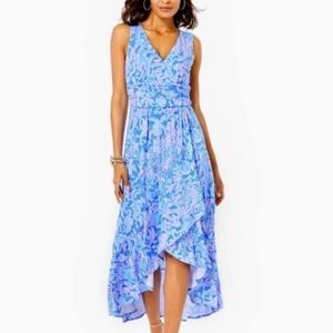 Lilly Pulitzer Moana Maxi Boca Blue I See What I Sea